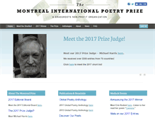 Tablet Screenshot of montrealprize.com